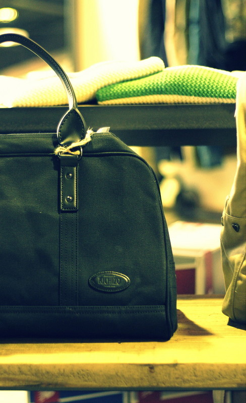 KICHIZO by Porter Classic ボストンバッグ ブラック KICHIZO by Porter Classic セール30％OFF ポータークラシック