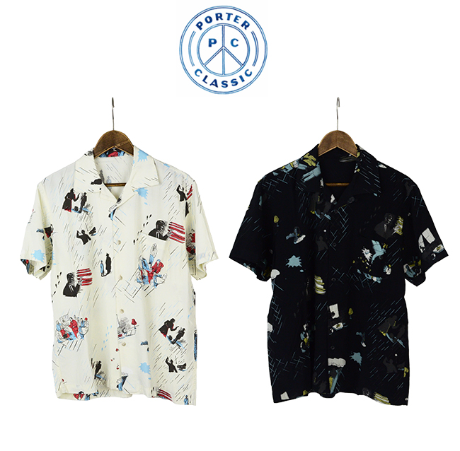 PORTER CLASSIC ポータークラシック 半袖シャツ 20SS HAWAIIAN HISTORY