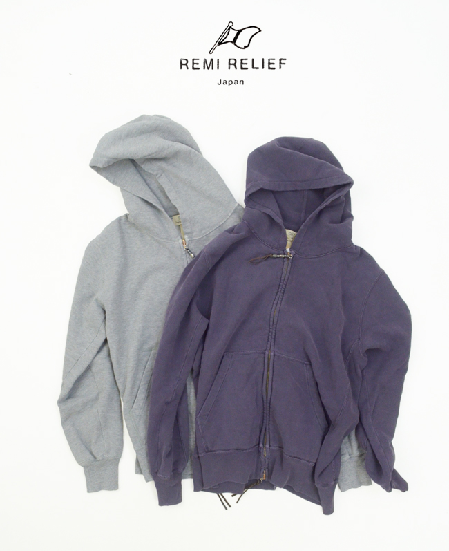 これぞ名作パーカー！！"REMI RELIEF(レミレリーフ)"スペシャルリメイク裏毛ZIPパーカ - Select shop